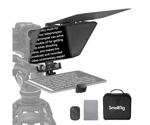SMALLRIG Teleprompter para iPad para Tableta Android de hasta 11pulgadas, NO para Teléfono, la Aplicación Small GoGo Admite PDF Picture Word TXT, Debe Funcionar con Placa Base LWS de 15mm- 3646