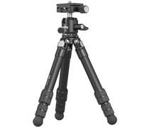 SMALLRIG Trípode de Escritorio Pequeño de Fibra de Carbono, Kit de Trípode de Bolsillo Compacto de 15,5''/39,5 cm con Cabezal Esférico de 360°, Placa QR Incorporada para Arca - 5026