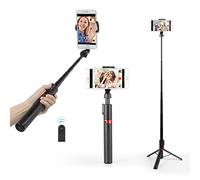 SMALLRIG Trípode Selfie Stick 51"/130cm Bluetooth - 3375 | Control Remoto y Soporte Estable ST20, Ajustable 11,81"-51,18"