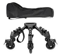 SMALLRIG Universal Photography Tripod Dolly - 3986 | Servicio Pesado con Patas Ajustables y Bolsa, Carga 33lb