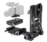 SMALLRIG V-Mount Battery Plate, para Arca-Swiss, Placa de Montaje de Batería V-Lock Compacta y Plegable en Forma de L para Cámara DSLR, para NEEWER V Mount Battery PS099E- 4064B