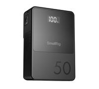 SMALLRIG V Mount Battery VB50, 3400mAh 50Wh 14.8V Mini V-Mount Batería Carga Rápida PD USB-C de 45W, con D-Tap, USB-A, Puerto DC Dual, Pantalla OLED, para Cámara, videocámara, Monitor etc. - 3579B