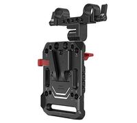 SMALLRIG V Mount Placa de Bateria con Brazo Ajustable - 2991 | Placa V Mount con brazo ajustable para camara, monitor y luz LED, estructura estable.