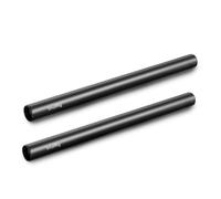 SmallRig Varilla de aleacin de aluminio de 12 pulgadas (30 cm) de 15 mm con rosca hembra M12, paquete de 2