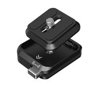 SMALLRIG Vertical Quick Release Montar Placa Kit para Arca-Swiss - 5898 | Base y placa, Quick Assembly, con 1/4'' and 3/8'' Threaded Holes, Dual Locking, para Gimbals/DSLR/Trípodes, Max Load 10kg