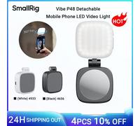SmallRig Vibe P48 MagSafe luz LED de vídeo para teléfono móvil para iPhone 16 15 14 Pro Max luz de (Black) 4656