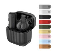 SMALLRIG Wireless Mic S70-C1 Cover Kit (1 TX + 1 RX + 9 Mic Covers) - Negro | Con USB-C Receiver, Grammy-Tuned Audio, 9 EQ Presets, 20H batería, Logo-Free Design, para Vlogging/ Mobile Content Creation