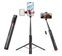 SmallRig x Drex Lee Boom Selfie Stick ST30 Lite, altura ajustable de 12.2-58 pulgadas, soporte para teléfono con trípode, negro