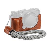 SMALLRIG X-M5 Estuche Cuero para FUJIFILM X-M5, Marrón - 4880 | Incluye Estuche, Correa Muñeca, Cuero Genuino, Portátil