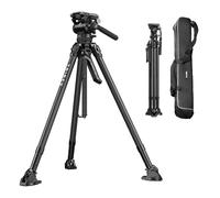 SMALLRIG x Potato Jet Tribex Kit de Trípode Hidráulico de Fibra de Carbono, Embrague X Hidráulico de Apertura Total con un Solo Toque, con Cabezal Fluido de Contrapeso de 4 Pasos (Serie Origin) - 4259