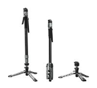 SMALLRIG x Potato Jet TRIBEX Pro X-Clutch Monopie de Fibra de Carbono -6283 | Ajuste de altura con un solo toque X-Clutch, Carga máxima 25 kg, Doble sistema de liberación rápida Arca, Peso 1,8 kg