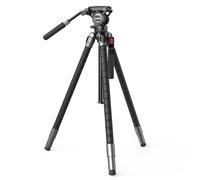 SMALLRIG x Potato Jet TRIBEX SE Trípode Hidráulico - 5305 | Aluminio con Cabeza Fluida, Carga Máx. 6kg, Altura Máx 166cm