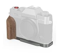 SMALLRIG X-T30 III - Placa de montaje en forma de L con mango de madera para FUJIFILM X-T30 / X-T30 II/X-T30 III, placa de liberación rápida para Arca, agujero roscado de 1/10.2 cm-20, botón de