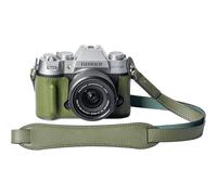 SMALLRIG X-T50 Funda Medio Cuero Correa Hombro - 4711 | Estilo Retro, Marco Aleación Aluminio para FUJIFILM X-T50, Verde