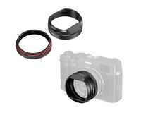 SMALLRIG X100VI Protector solar para FUJIFILM X100VI / X100V, capota solar, aleación de aluminio, protección antiarañazos, compatible con filtros, antideslumbrante, negro - 5848