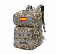 smallrun Mochila militar Táctica 45L Mochila del ejército MOLLE c Gran Capacidad mochila camuflaje Impermeable Mochila Montañismo, Senderismo, Trekking, Acampada (Camflaje, 45L)