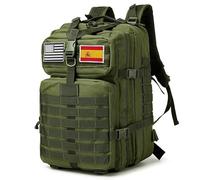 smallrun Mochilas Tácticas Militares 50L Mochila hombre y mujer Impermeable Mochila del ejército Gran Capacidad Mochila Crossfit Plegable Impermeable Mochila Montañismo, Senderismo (VERDE)