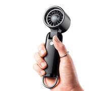 Smalls Portable Handheld Fan | 100-Speed Low Noise Turbine Air Blower | Fol