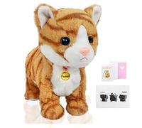Smalody Juguetes de Peluche, Novedad Control de Sonido electrónico Gato Interactivo Juguetes electrónicos Mascotas Robot Gato para niños
