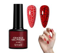 Smalto Crackle Unghie - Smalto Lunga Durata Polacco Gel Pigmento Alto, Smaltos Gel Colore Lunga Tenuta, Manicure Collezione Provviste | Smaltos per Ragazze Appuntamenti Ballo Casa Collezione