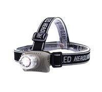 SMAMS linterna frontal, 300 lúmenes, ángulo ajustable de 90 grados, enfoque con sistema de zoom lente, con 4 modos de control de intensidad de brillo, 3 pilas AAA incluidas