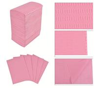 Smandy 125 Manteles Desechables para Tatuajes, Almohadillas Limpias para Tatuajes, Almohadillas para, 45,7 X 32,5 Cm, Material de Tela Resistente para Tatuadores y Entusiastas (PINK)