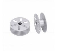 Smandy 2 Bobinas de Aluminio, Máquina de Bobinas Durkopp 1767 767 867 887, de Metal de Repuesto de 6 Orificios de 32 Mm con Diseño de Ventilación para Lona de Cuero 2 de Aluminio, Industriales