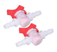 Smandy Accesorio de Válvula de Control de Flujo de 2 Piezas, Juego de Accesorios de Interruptor Regulador de Controlador de Parada de Agua ABS para Bomba de Aguas Residuales de (regulador de flujo