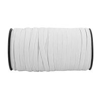 Smandy Accesorios para Prendas de Vestir Artesanía Elástica de Punto Plano para Ropa Uso de Costura y Procesamiento de Bricolaje Banda Elástica de 8 Mm, 100 Bandas Accesorio de Bricolaje para Ropa