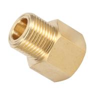 Smandy Adaptador de Tanque de CO2, Conector de Cilindro de CO2, Convertidor de de Paintball a Barril con Roscas W21.8 CGA320 para Regulador de Tanque de Peces de Acuario (CGA320 convertida a W21.8)