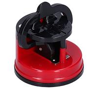 Smandy Afilador de Cuchillos Manual, Hoja de Acero de Tungsteno, Afilador de Tijeras, Herramienta de Cocina Fácil y Rápida para Uso Doméstico (rojo)