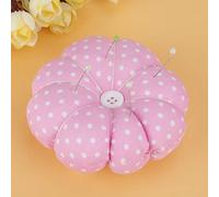 Smandy Alfiletero Correa para la Muñeca Tela Portaagujas en Forma de Calabaza 9 X 9 X 3,5 Cm Muñequera Ajustable Almacenamiento de Alfileres Manos Libres para Entusiastas de las Manualidades de