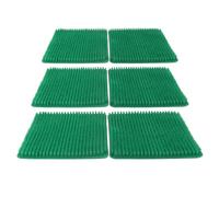 Smandy Almohadillas para Cajas Nido para Pollos, Material de PE, 6 Revestimientos de Plástico Blando, Fáciles de Limpiar, No Más Huevos Rotos, Adecuados para Todos los Gallineros y Jaulas (Green)