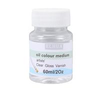 Smandy Barniz de Alto Brillo de 60ML, Barniz Protector Transparente que Evita que la Pintura Al óleo Se Raye el Polvo para Obras de Arte, Diseño de Secado Rápido