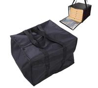 Smandy Bolsa Aislante para Entrega de Pizza, 20 X 20 X 14 Pulgadas, Portátil, Tela Oxford 600D, Bolsa Térmica para Alimentos, para Compras de Comestibles, Catering