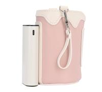 Smandy Bolsa Calentadora de Leche USB Bolsa Calentadora de Leche, 21 Engranajes Temperatura Ajustable USB Recargable Antideslizante Diseño de Gancho y Bucle Inferior Calentador de Botellas Portátil