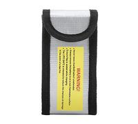 Smandy Bolsa de Batería Ignífuga - Bolsa de Seguridad a Prueba de Explosiones Portátil - Protectora y Resistente a Alta Temperatura - Cubierta Protectora para Carga