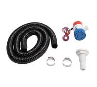 Smandy Bomba de Achique de 1100GPH, Construcción Resistente Al Aceite, Bomba de Alta Eficiencia con Manguera de 5,91 Pies para Eliminación de Agua de Yates Marinos y Vehículos Recreativos