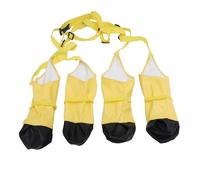 Smandy Botas con Tirantes para Perros, Polainas Impermeables de Poliéster para Botas con Suela Antideslizante y Correa Auxiliar, Protector de Patas para Todas Las Estaciones para Caminar Al Aire (S)