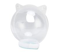 Smandy Bozal de Aseo para Gatitos, Cubierta Esférica Transparente para la Cara del Gato con Capucha Transpirable para Visitas Veterinarias y Corte de Uñas