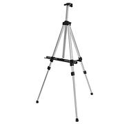 Smandy Caballetes para Exhibición, Conjunto Combinado de Caballete de Metal de Aleación de Aluminio Ajustable Portátil con Raspador de Plástico, Ideal para Exhibición de Letreros y Proyectos de