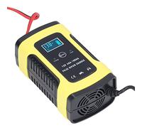 Smandy Cargador de BateríA Inteligente de 12 V 6 A con Ventilador de Refrigeración y Disipador de Calor de Aluminio, Activación de Reparación con una Sola Tecla para Baterías de 4 A 100