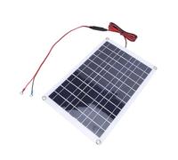 Smandy Cargador Solar para RV Kit de Panel Solar Monocristalino de 40 W, con Controlador de Carga Controlador de Carga PWM para Coche RV Remolque Camión Bomba de Agua Cerca Eléctrica Jardín