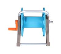 Smandy Carro para Manguera de Jardín con Aluminio de Alta Resistencia, Carrete de Manguera Fácil de Usar para Almacenamiento de Tuberías de Agua de 30 M en Césped y Jardín