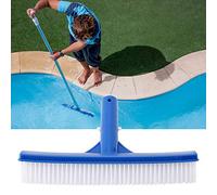 Smandy Cepillo de Plástico para Piscinas de 10 Pulgadas, Ligero y Resistente a la Corrosión, Herramienta de Limpieza Eficiente para Aguas Termales y Piscinas Pequeñas