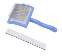 Smandy Cepillo Más Pulido para Perros, Cepillos para Mascotas, Cepillo para la Capa Inferior, ángulo de 45°, Peine para Quitar el Pelo Suelto, Promueve el Crecimiento del Cabello, Más Pulido para