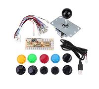 Smandy Codificador USB Zero Delay, Kit de Bricolaje con Cable USB y Cables para MAME PC Game Fight Stick