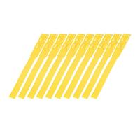 Smandy Collares de Identificación para Ganado, Bandas de Marcado de Plástico, Ligeros y Reciclables, Adecuados para Ganado de Granja (YELLOW)