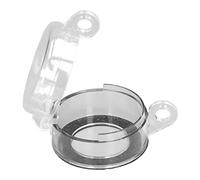 Smandy Cubierta del Interruptor del Botón de Encendido de 30 Mm, Protector de Seguridad a Prueba de Agua y Polvo con Protector de Interruptor de Parada Transparente para PC de