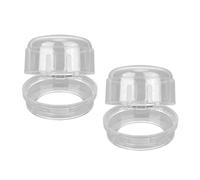 Smandy Cubiertas para Perillas de Estufas de Gas Protectores para Perillas de Estufas para Bebés Protectores para de a Prueba de Niños 2 Piezas Resistentes a Altas (Transparente)
